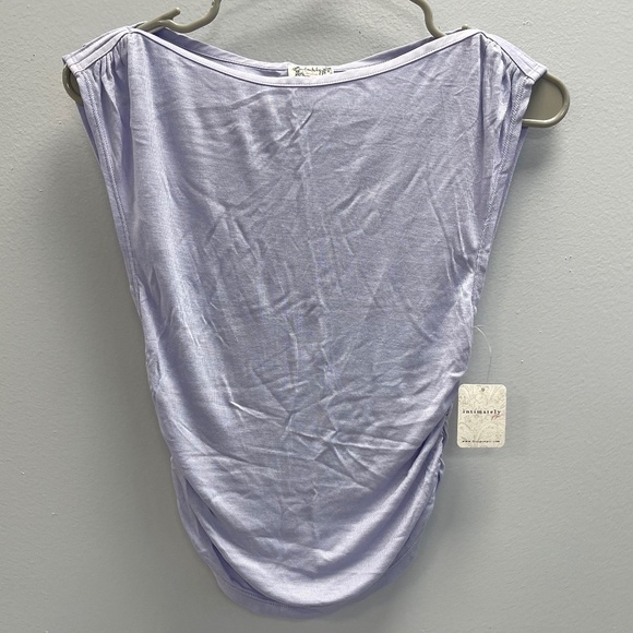 Free People Night We Met Lavender Tee - XS - NWT - Picture 2 of 6